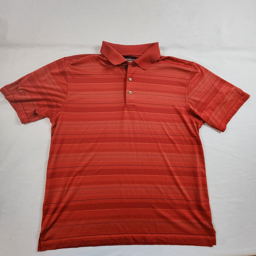 Grand Slam Red Performance Short Sleeve Golf Shirt Men's L